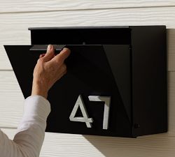Post &amp; Porch Cubby Wall Mounted Mailbox