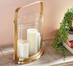 Langley Metal Hurricane Candle Holder