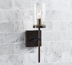 Rustic Torch Sconce (15")