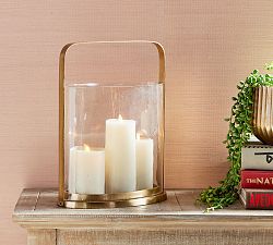 Langley Metal Hurricane Candle Holder