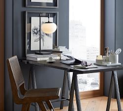 Callahan Milk Glass Table Lamp (22")