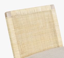 Fairway Upholstered Cane Stool