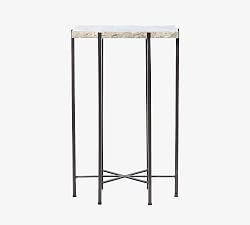 Bancroft Marble Rectangular End Table