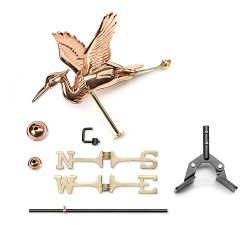 Blue Heron Bird Copper Weathervane