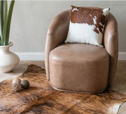 Dex Cow Hide Pillow Cover