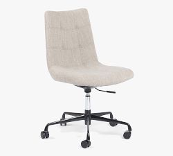 Gustine Upholstered Swivel Desk Chair