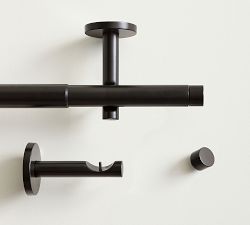 Standard Modern Hardware Rod with Hidden Connection Bracket