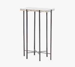Bancroft Marble Rectangular End Table