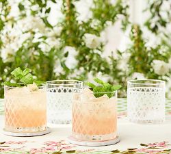 Monique Lhuillier Trelliage Cocktail Glasses - Set of 4