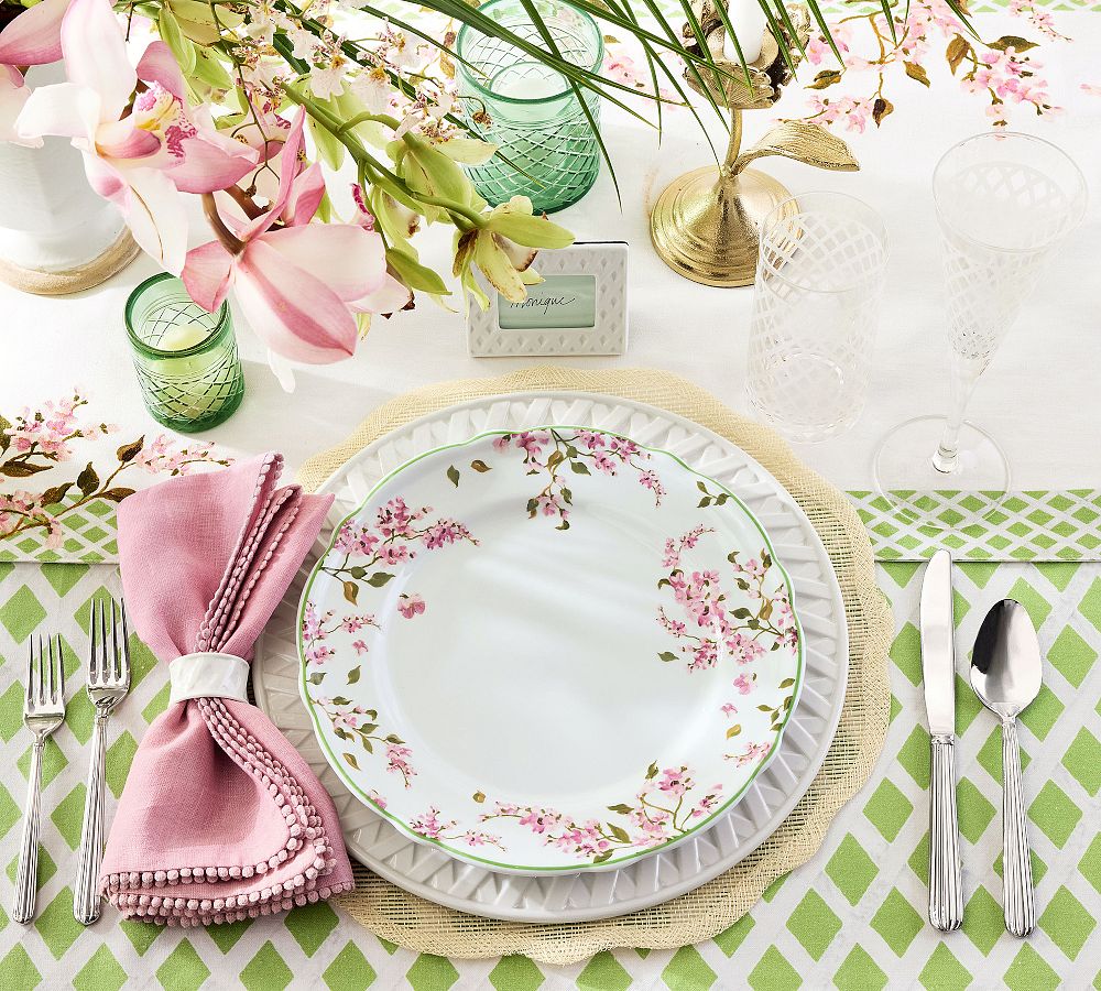 Monique Lhuillier Garden Trellis Dinner Plates - Set of 4