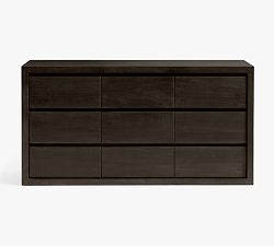 Open Box: Cayman 9-Drawer Dresser (62") - Warm Black