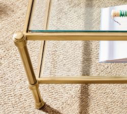 Everson Rectangular Glass Coffee Table (52")