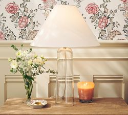 Marlo Clear Glass Table Lamp (26")