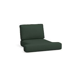 Open Box: Huntington Outdoor Swivel Slope-Arm Lounge Chair Cushion Cover - Performance Sunbrella®Plainweave Grove