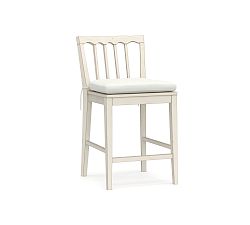 Open Box: Marcelle Stool Cushion - Performance Slub Weave Natural