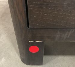Open Box: Bedrock Nightstand (34") - Smoked Black