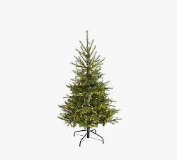 Open Box: Lit North Carolina Spruce Faux Christmas Tree (4')