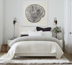 Pick-Stitch Handcrafted Cotton Linen Quilt