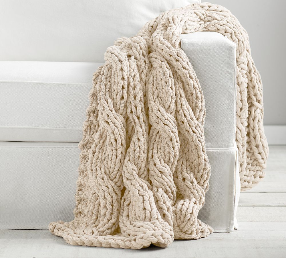 Colossal Handknit Throw