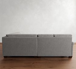 York Roll Arm Deep Seat 3-Piece Wedge Sectional (109")