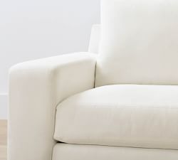 Big Sur Square Arm Chaise Sectional (114"&ndash;156")