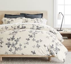 Butterfly Kisses Organic Percale Sham