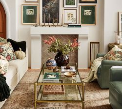 Everson Rectangular Glass Coffee Table (52")