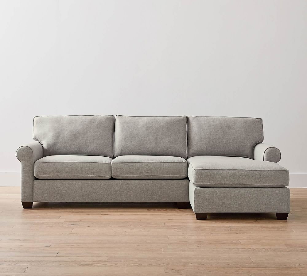 Buchanan Roll Arm Chaise Sectional (94"-110") by Pottery Barn