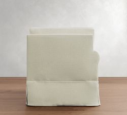 Build Your Own York Roll Arm Slipcovered Sectional