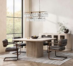 Taraval Square Reclaimed Oak Dining Table (60"w)