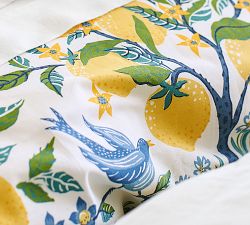Capri Lemon Tree Percale Duvet Cover &amp; Shams