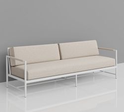Halen Metal Outdoor Sofa (61.5" - 87")