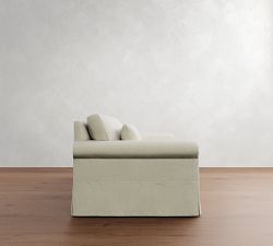 York Roll Arm Deep Seat Slipcovered Sofa (62"-111")