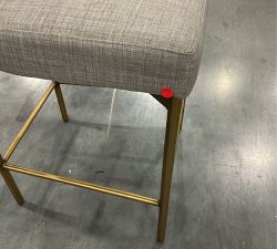 Open Box: Ember Upholstered Counter Stool - Arena Cement
