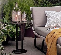 Charlesbourg Round Metal End Table (17.5")