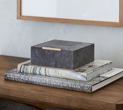 Avalon Medium Suede Jewelry Box