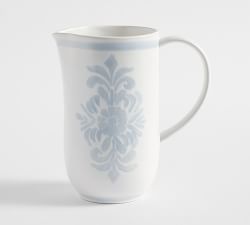 Chambray Tile Stoneware Pitcher