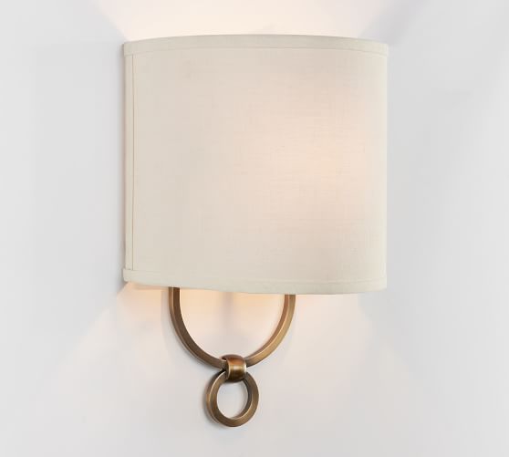 Francis Metal Shaded Sconce (15'')