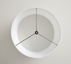 Gallery Linen Tapered Drum Lamp Shade (10"-20'')