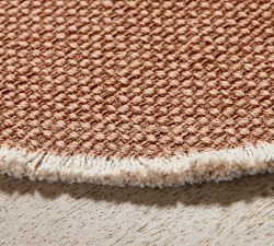 Mason Handwoven Cotton Fringe Round Placemats - Set of 4