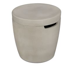 Nerissa Concrete Round Propane Tank Storage Cover - Thumbnail 2