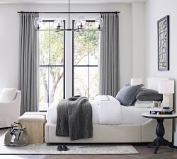 York Upholstered Platform Bed