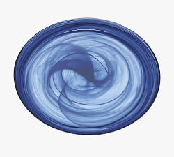 Alabaster Glass Straight Sided Serving Platter