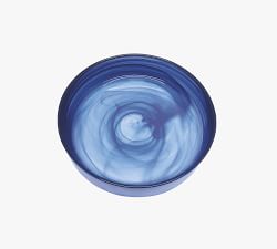 Alabaster Glass Straight Sided Serving Platter