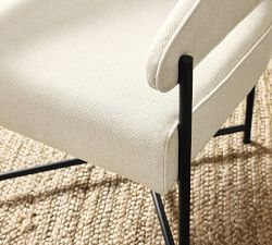 Baldwin Upholstered Metal Dining Chair