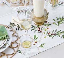 Monique Lhuillier Olive Orchard Table Runner