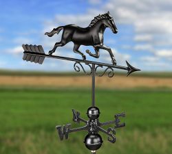Galloping Horse Copper Weathervane