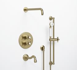 Langford Thermostatic Bathtub &amp; Shower Set with Handshower