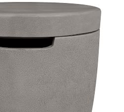 Nerissa Concrete Round Propane Tank Storage Cover (19")