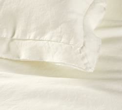 Belgian Flax Linen Double Flange Sham